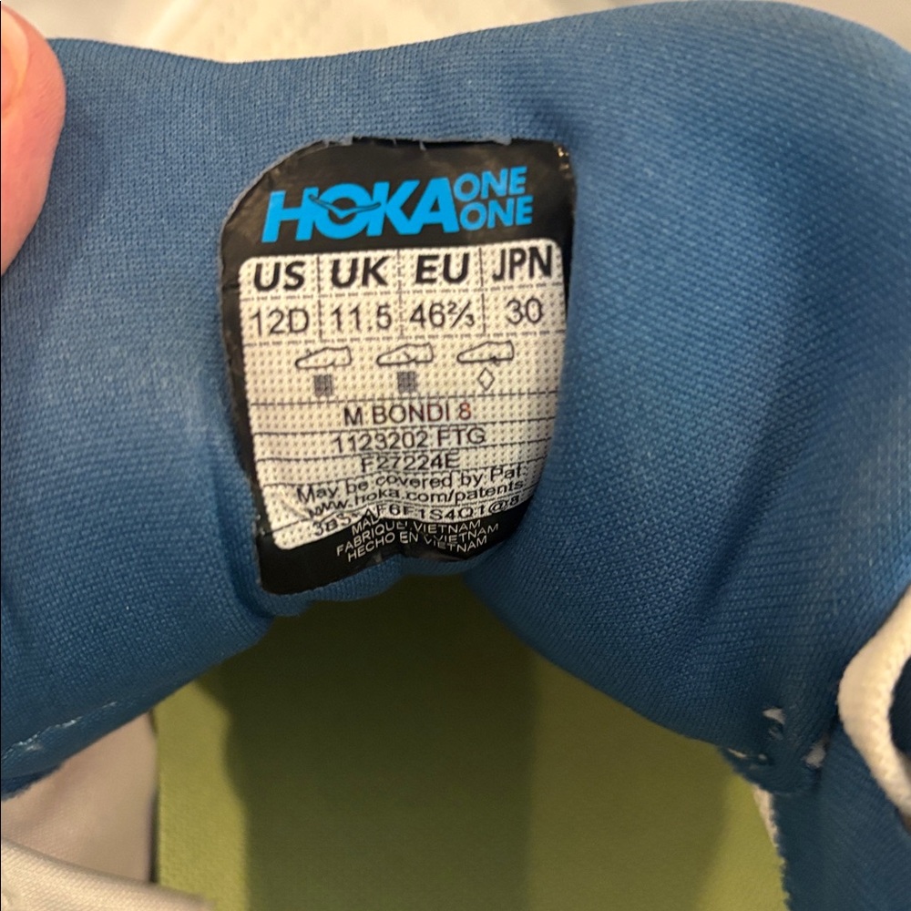 Men’s Hoka White Athletic Shoes - Picture 3 of 5